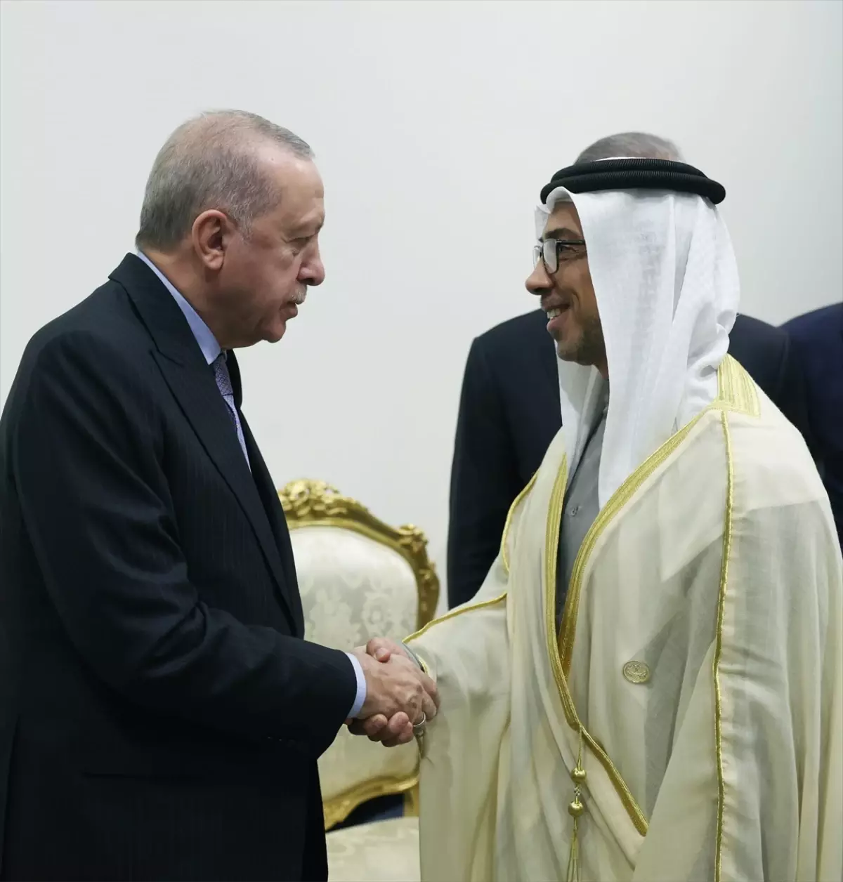 Cumhurbaşkanı Erdoğan, BAE Veliaht Prensi Al Nahyan’ı kabul etti