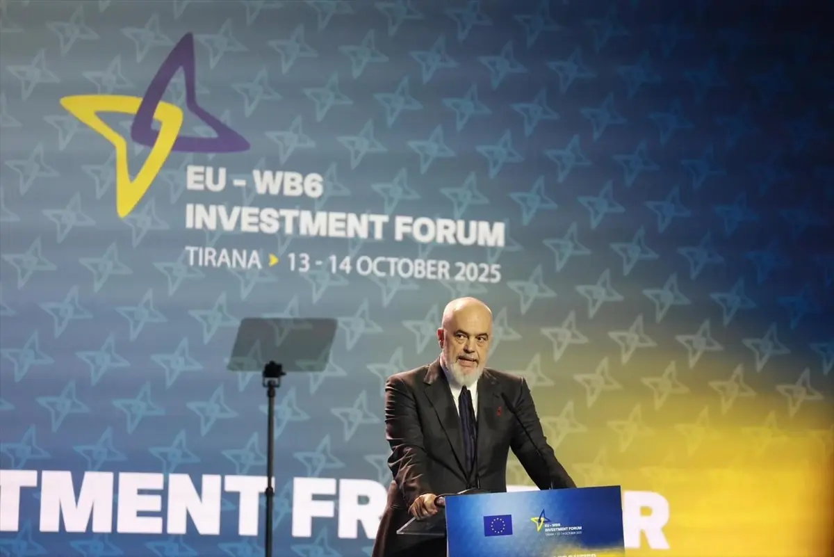 Tiran’da AB-Batı Balkanlar Yatırım Forumu Başladı