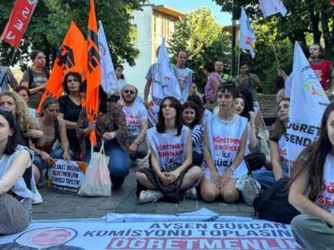 Özel sektör öğretmenlerinin direnişi sürüyor: ”Mücadeleden bir adım dahi geri atmayacağız”