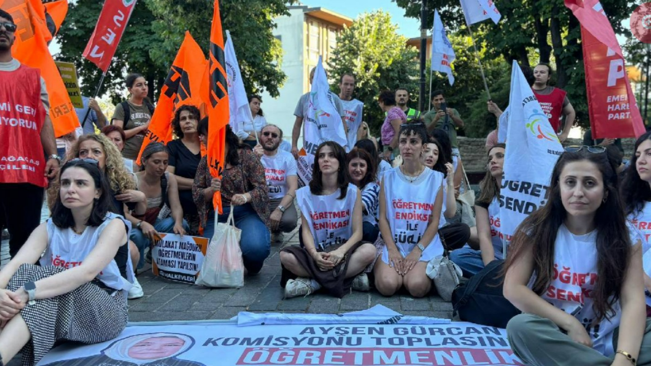 Özel sektör öğretmenlerinin direnişi sürüyor: ”Mücadeleden bir adım dahi geri atmayacağız”
